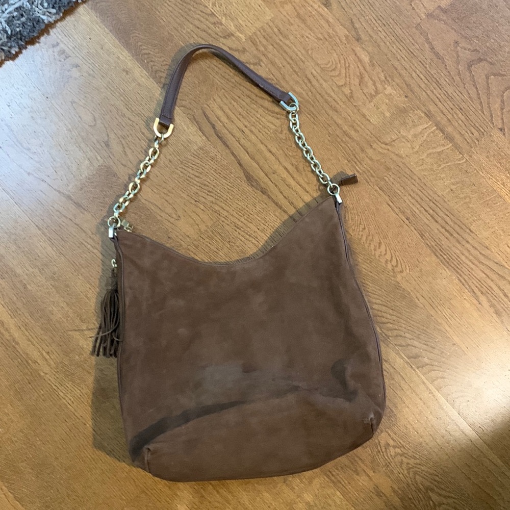 Brown Suede Purse